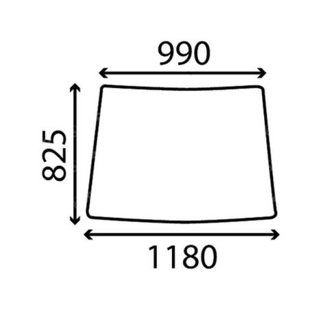 Pare-brise en verre Ford Q Cab & Super Q pour FORD Pare-brise en verre Ford Q Cab & Super Q pour FORD