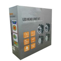 Kit De Phares Pour Tracteur Massey Ferguson (séries 4200/4300) Et Landini - Neuf, Verre Et Acier