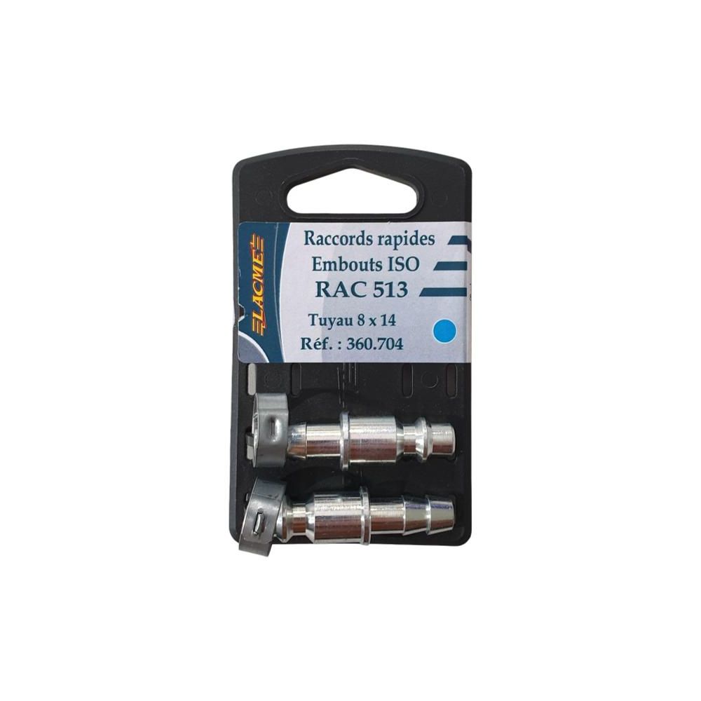 RACCORD 513 TUYAU 8X14 360704 - LACMÉ