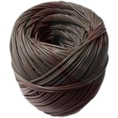 Lien creux extensible pvc marron Ø 2,0 mm - 250 ml/kg Lien creux extensible pvc marron Ø 2,0 mm - 250 ml/kg