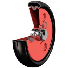 ROUE 280X65 AVEC BAGUES NYLON réf. 005251.04 - farmflax