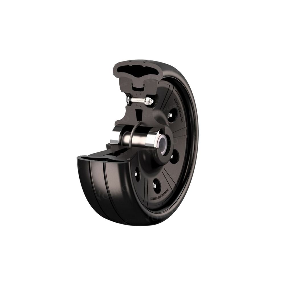 ROUE POLYMER 230X80 AVEC ROULEMENTS réf. 008502.03 - farmflex