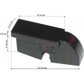 Adaptateur pour balai d'essuie-glace avant réf. 9971672 - Ford New Holland