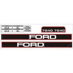 Kit de décalques Ford 7840 - Jusqu'à 96 pour FORD