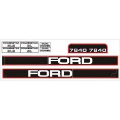 Kit de décalques Ford 7840 - Jusqu'à 96 pour FORD Kit de décalques Ford 7840 - Jusqu'à 96 pour FORD