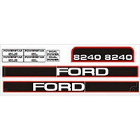 Kit de décalques Ford 8240 - Jusqu'à 96 pour FORD Kit de décalques Ford 8240 - Jusqu'à 96 pour FORD