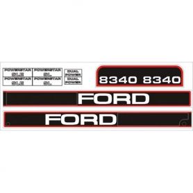 Kit d'autocollants «Ford 8340» réf. 82008798 - Ford New Holland