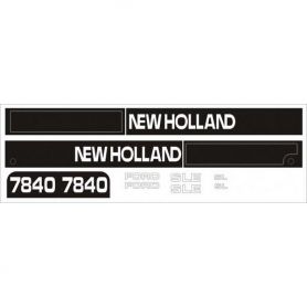 Kit d'autocollants «Ford New Holland 7840» réf. 81869740 - Ford New Holland