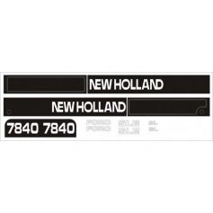 Kit d'autocollants «Ford New Holland 7840» réf. 81869740 - Ford New Holland Kit d'autocollants «Ford New Holland 7840» réf. 81869740 - Ford New Holland