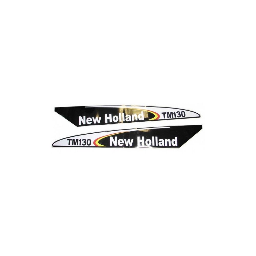 Autocollant New Holland TM130 - Set Early Type Blac pour FORD