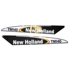 Autocollant New Holland TM140 - Set Early Type Blac pour FORD