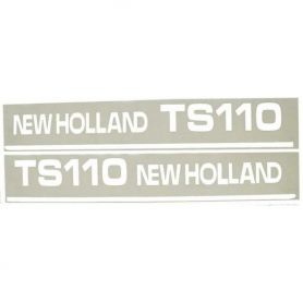 Autocollant New Holland TS110 - Ensemble pour FORD