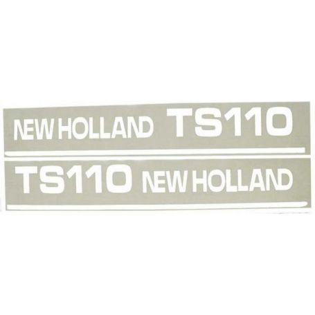 Autocollant New Holland TS110 - Ensemble pour FORD Autocollant New Holland TS110 - Ensemble pour FORD