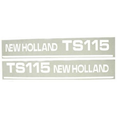 Autocollant New Holland TS115 - Ensemble pour FORD Autocollant New Holland TS115 - Ensemble pour FORD