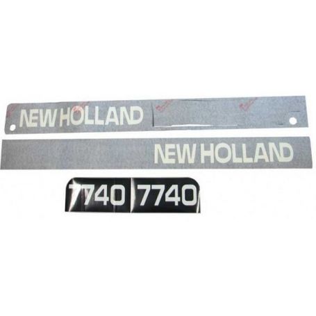 Kit d'autocollants «New Holland 7740» réf. 81875575 - Ford New Holland