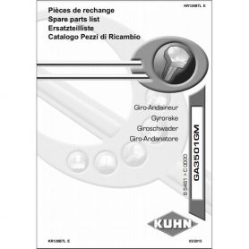 CATALOGUE PDR GA3501 RÉF. KR128BTL - KUHN