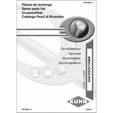 CATALOGUE PDR GA3501 RÉF. KR128BTL - KUHN CATALOGUE PDR GA3501 RÉF. KR128BTL - KUHN