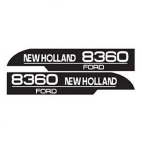 Kit d'autocollants «New Holland 8360» réf. 82007997 - Ford New Holland