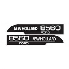 Kit d'autocollants «New Holland 8560» réf. 82007999 - Ford New Holland Kit d'autocollants «New Holland 8560» réf. 82007999 - Ford New Holland