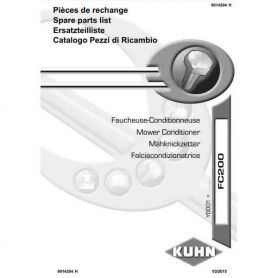 CATALOGUE PDR FC200 RÉF. 9014304 - KUHN