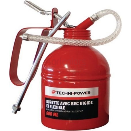 Burette acier 500ml - TECHNI-POWER Burette acier 500ml - TECHNI-POWER