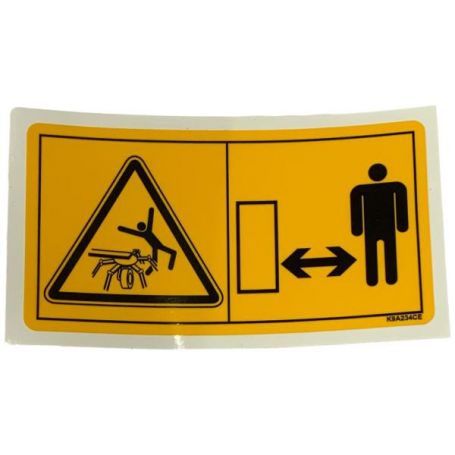 PICTO.SECU.H DANGER HAPPEMENT RÉF. K9A234CE - KUHN PICTO.SECU.H DANGER HAPPEMENT RÉF. K9A234CE - KUHN