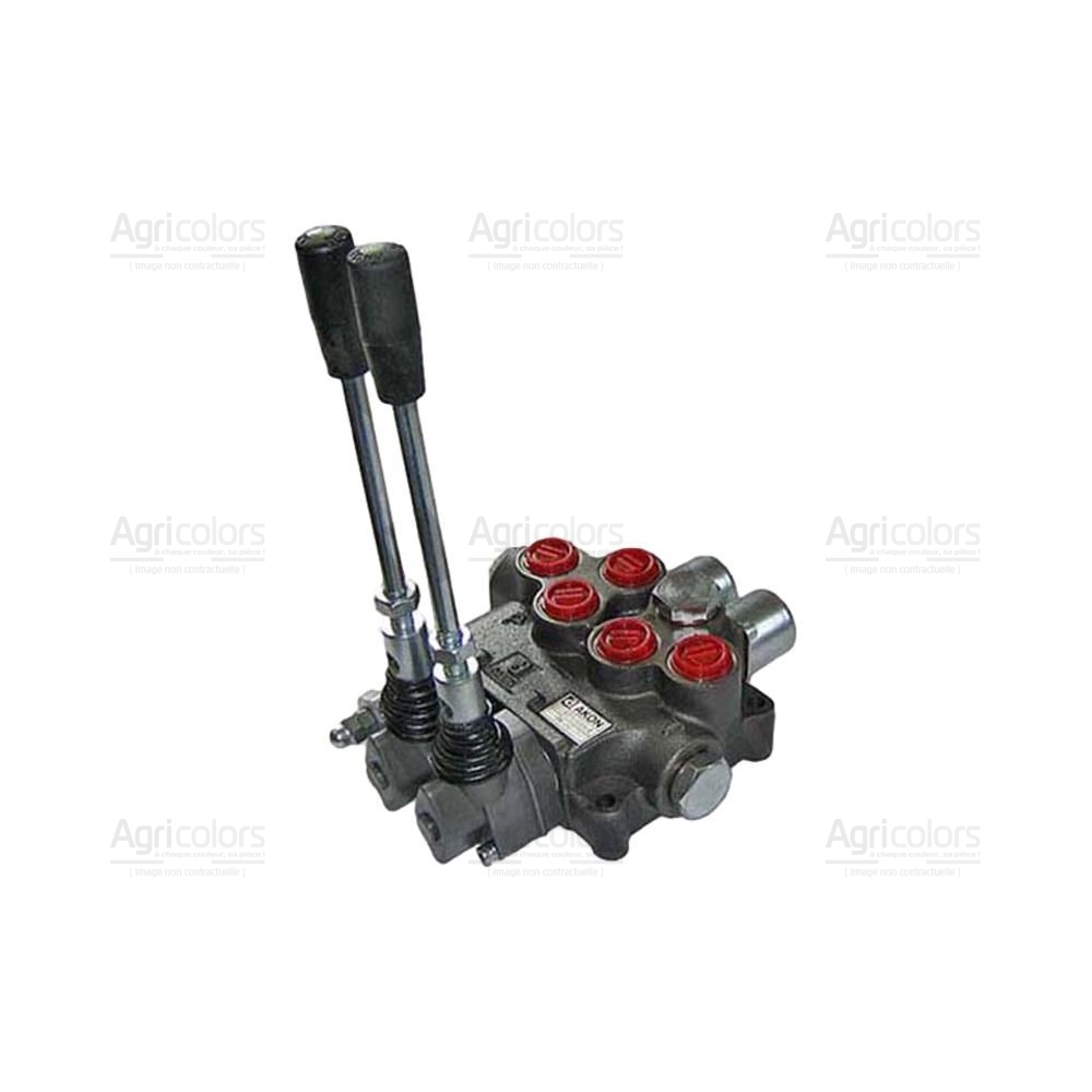 Distributeur monobloc 1/2" 2 rangées