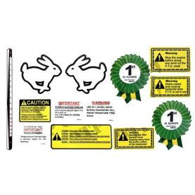 Kit d'autocollants d'avertissement pour FIAT