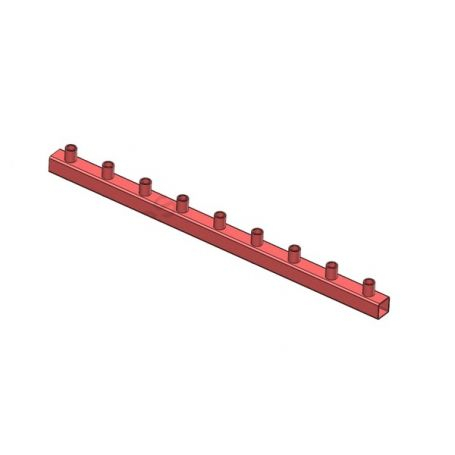 PORTE DENT 1700 MM 9 BAGUE CYL