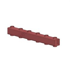 PORTE DENT 1000 MM 6 BAGUE Ø42