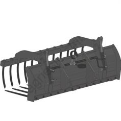 Fourche à grappin AP-FG avec dents largeur 2400 WEIDEMANN