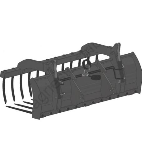 Fourche à grappin AP-FG avec dents largeur 2400 SCHÄFFER 2020-4260 Fourche à grappin AP-FG avec dents largeur 2400 SCHÄFFER 2020-4260