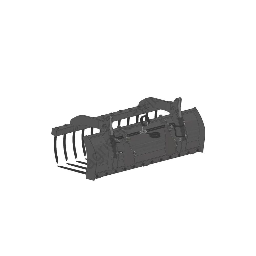 Fourche à grappin AP-FG avec dents largeur 2400 QUICKE 3