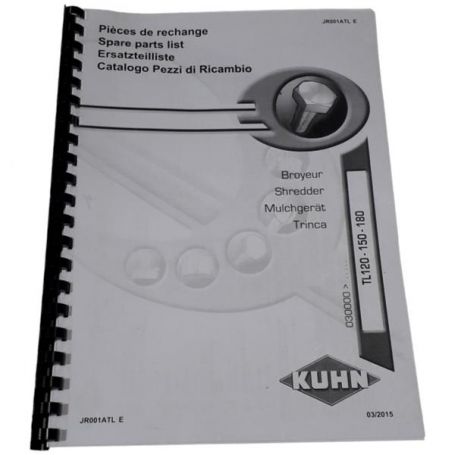 CATALOGUE PDR TL120- RÉF. JR001ATL - KUHN CATALOGUE PDR TL120- RÉF. JR001ATL - KUHN
