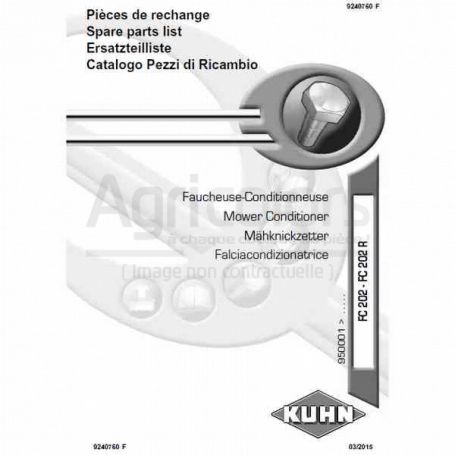 CATALOGUE PDR FC202/ RÉF. 9240760 - KUHN CATALOGUE PDR FC202/ RÉF. 9240760 - KUHN