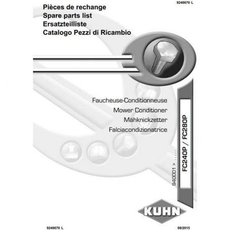 CATALOGUE PDR FC240P RÉF. 9240670 - KUHN CATALOGUE PDR FC240P RÉF. 9240670 - KUHN