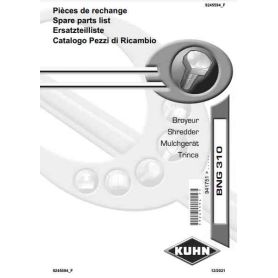 CATALOGUE PDR BNG310 RÉF. 9245594 - KUHN