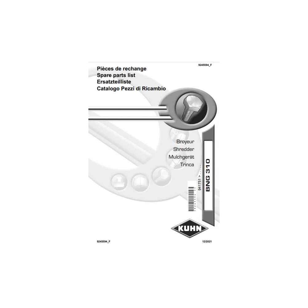CATALOGUE PDR BNG310 RÉF. 9245594 - KUHN