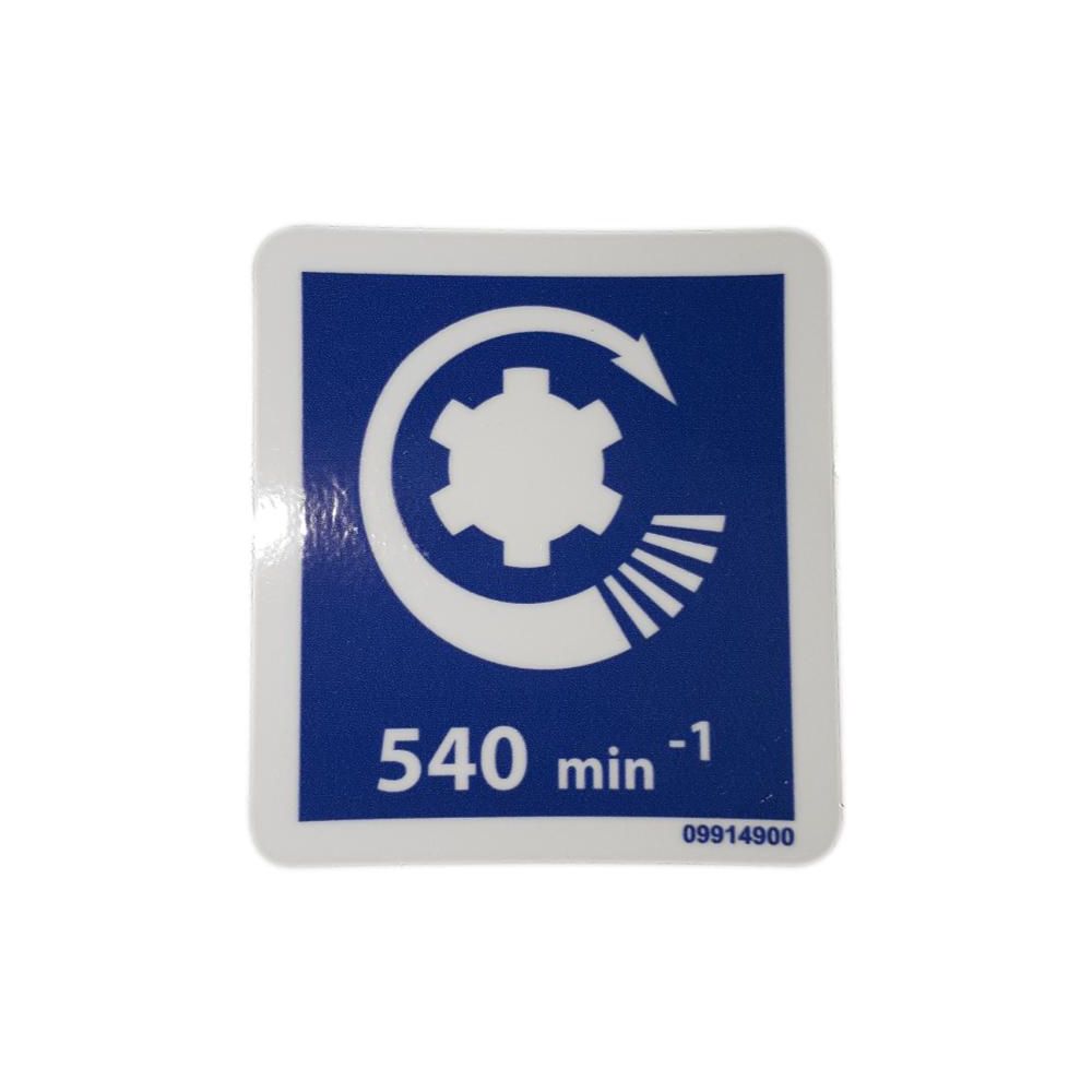 Étiq. adhésive 540 min Réf. 09914900 - Kuhn