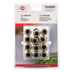 KIT DE 12 VIS ET ECROUS RÉF. 52560600 - KUHN