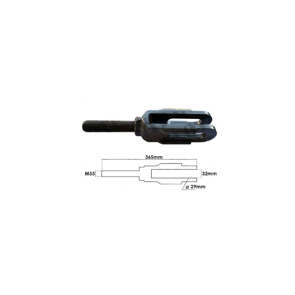 Fouchette inférieur Valtra T154 T174 T194 T214 pour VALMET