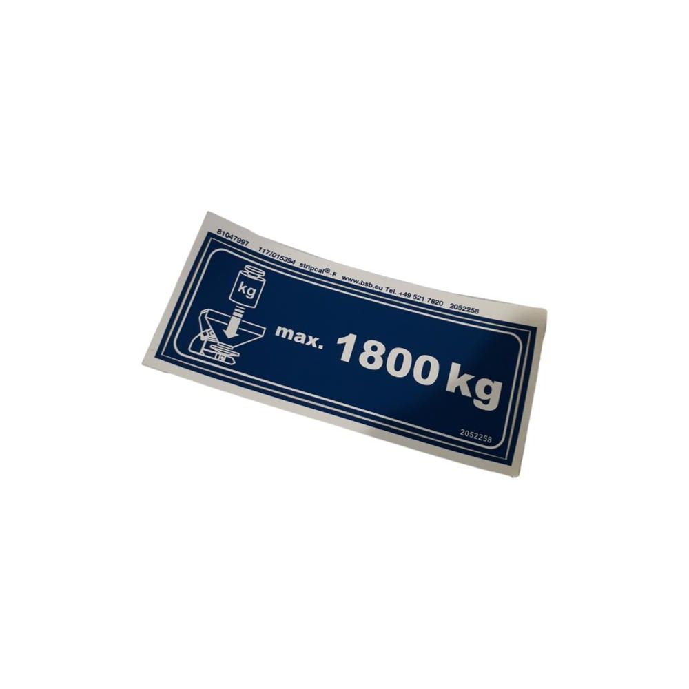 ETIQ.ADH. RÉF. R2052258 - KUHN