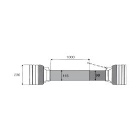 Protecteur de cardan Power Drive complet Walterscheid pour tube étoile