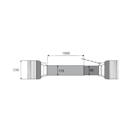 Protecteur de cardan Power Drive complet Walterscheid pour tube étoile Protecteur de cardan Power Drive complet Walterscheid pour tube étoile