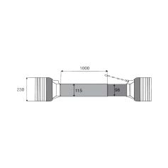 Protecteur de cardan Power Drive complet Walterscheid pour tube étoile Protecteur de cardan Power Drive complet Walterscheid pour tube étoile