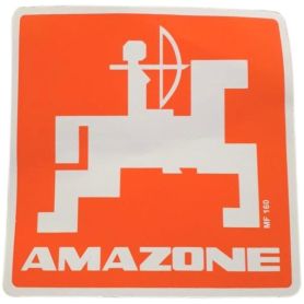 LOGO AMAZONE ORANGE 75X75 Réf. MF160 AMAZONE