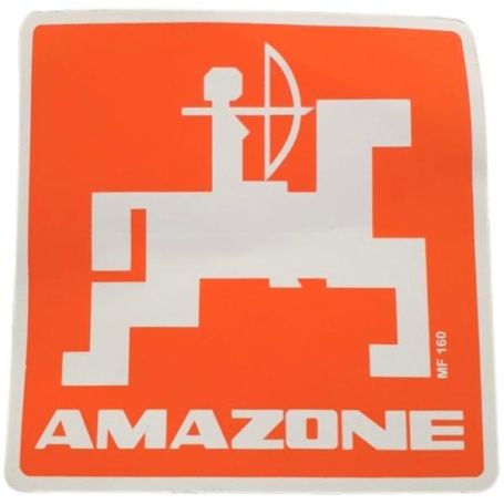 LOGO AMAZONE ORANGE 75X75 Réf. MF160 AMAZONE LOGO AMAZONE ORANGE 75X75 Réf. MF160 AMAZONE