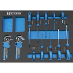 Servante d'atelier 7 tiroirs compacte équipée de 147 outils Servante d'atelier 7 tiroirs compacte équipée de 147 outils