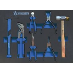 Servante d'atelier 7 tiroirs compacte équipée de 147 outils Servante d'atelier 7 tiroirs compacte équipée de 147 outils