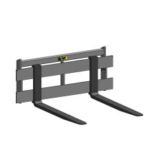 Lève palette AP1500 2T avec 2 fourches 100x40 longueur 1200 attelages amovibles à brides Lève palette AP1500 2T avec 2 fourches 100x40 longueur 1200 attelages amovibles à brides